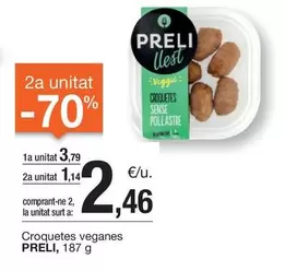 Oferta de Croquetes Veganes por 3,79€ en BonpreuEsclat