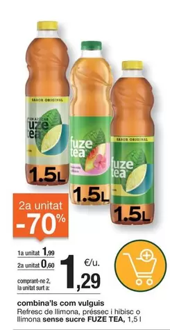 Oferta de Fuze Tea - Refresco De Llimona por 1,29€ en BonpreuEsclat