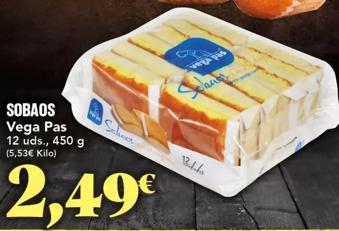Oferta de Vega Pas - Sobaos por 2,49€ en Gadis