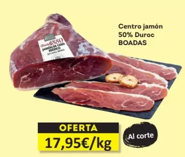 Oferta de Boadas - Centro Jamón 50% Duroc por 17,95€ en Economy Cash