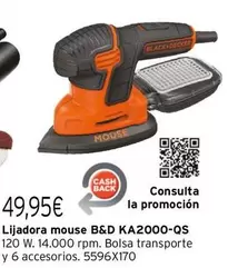 Oferta de Lijadora Mouse Ka2000-qs por 49,95€ en Cadena88