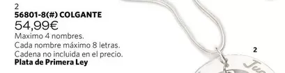 Oferta de Colgante por 54,99€ en Cristian Lay