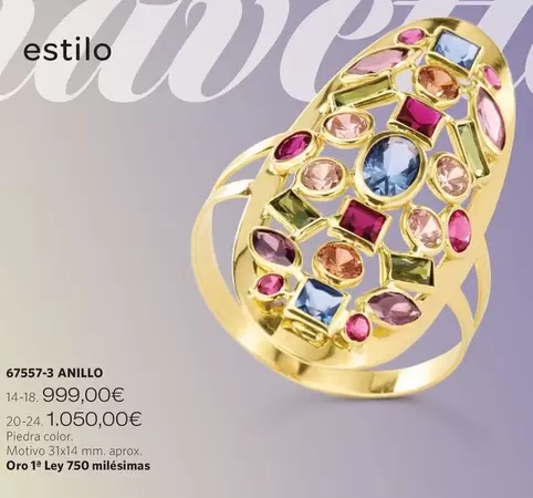 Oferta de Anillo por 999€ en Cristian Lay