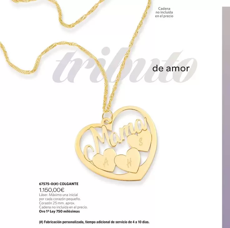 Oferta de Colgante  por 1150€ en Cristian Lay