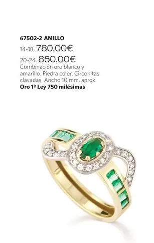 Oferta de Anillo por 780€ en Cristian Lay