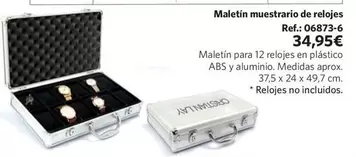 Oferta de Maletín Muestario De Relojes por 34,95€ en Cristian Lay