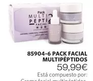 Oferta de Pack Facial Multipeptidos por 59,99€ en Cristian Lay