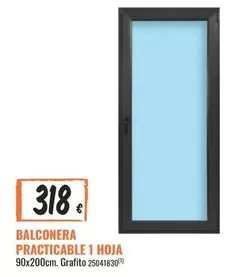 Oferta de Balconera Practicable 1 Hoja por 318€ en Obramat