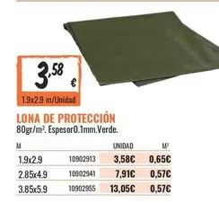 Oferta de Lona De Protección por 3,58€ en Obramat