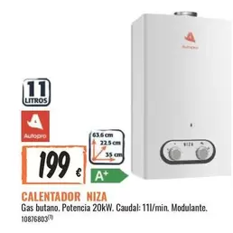 Oferta de Calentador por 199€ en Obramat