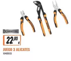 Oferta de Kenston - Juego 3 Alicates por 22,8€ en Obramat
