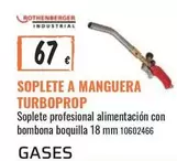 Oferta de Soplete A Manguera Turboprop por 67€ en Obramat
