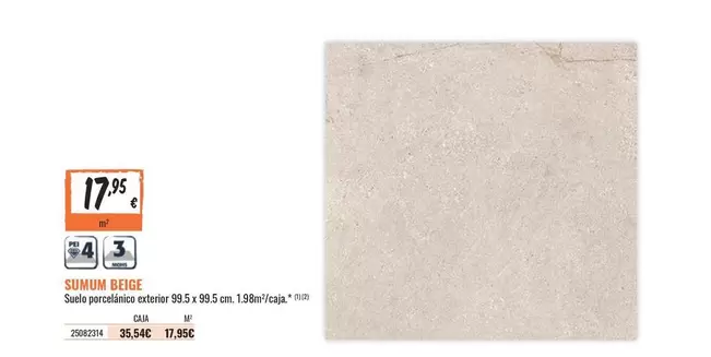 Oferta de SUMUMUM BUE por 17,95€ en Obramat