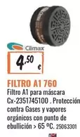 Oferta de Climax - Filtro A1760 por 4,5€ en Obramat