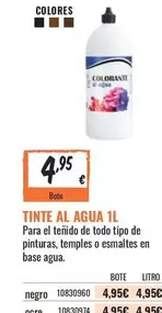 Oferta de Tinte Al Agua por 4,95€ en Obramat