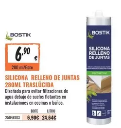 Oferta de Bostik - Silicona Relleno De Juntas Traslucida por 6,9€ en Obramat