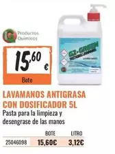 Oferta de Lavaman Antigrasa Con Dosificador por 15,6€ en Obramat