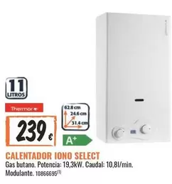Oferta de Calentador Iono por 239€ en Obramat
