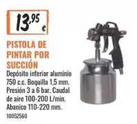 Oferta de Aire - Pistola De Pintar Por Succión por 13,95€ en Obramat
