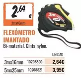 Oferta de 3m - Flexómetro Imantado por 2,64€ en Obramat