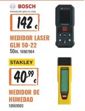 Oferta de Bosch - Medidor Laser GLM 50-22 por 40,99€ en Obramat