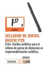 Oferta de Sellador De Juntas. Mastic P20 por 1,57€ en Obramat