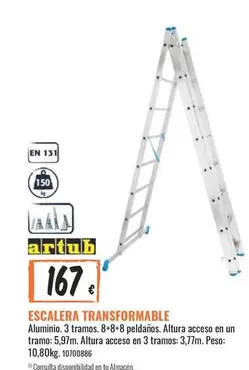 Oferta de Escalera Transformable por 167€ en Obramat