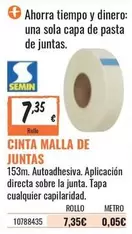 Oferta de Sola - Cinta Malla De Juntas por 7,35€ en Obramat