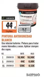 Oferta de Blanco - Pintura Antihumedad por 10,9€ en Obramat