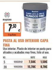 Oferta de Pasta Al Uso Interior por 7,5€ en Obramat