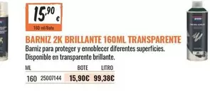 Oferta de Brillante - 2k  160ml Transparente por 15,9€ en Obramat