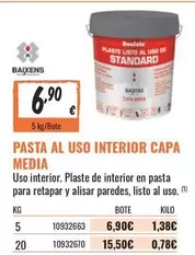 Oferta de Standard - Pasta Al Uso Interior por 6,9€ en Obramat