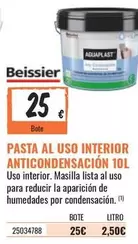 Oferta de Beissier - Pasta Al Uso Interior Anticondensación por 25€ en Obramat