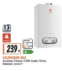 Oferta de Calentador por 239€ en Obramat
