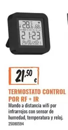 Oferta de Termostato Control Por Rf + Ir por 21,5€ en Obramat