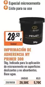 Oferta de My - Imprimacion De Adherencia My Primer 300 por 28,5€ en Obramat