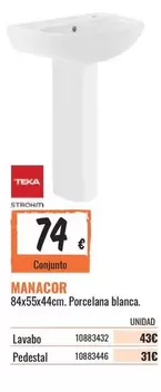 Oferta de Teka - Porcelana Blanca por 43€ en Obramat
