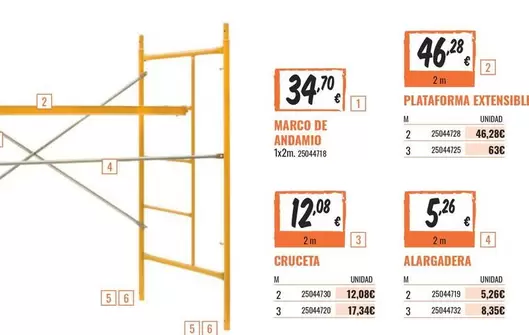 Oferta de Plataforma Extensible por 46,28€ en Obramat