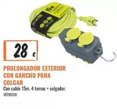 Oferta de Prolongador Exterior Con Gancho Para por 28€ en Obramat