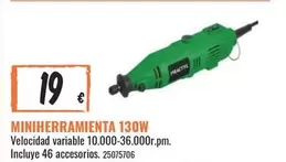 Oferta de Miniherramienta 130w por 19€ en Obramat