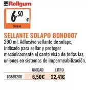 Oferta de Cantó - Sellante Solapo por 6,5€ en Obramat