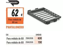 Oferta de Pantalonero por 62€ en Obramat