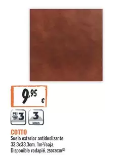 Oferta de Suelo Exterior Antideslizante por 9,95€ en Obramat