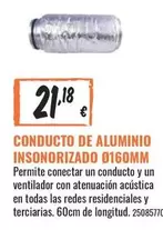 Oferta de Conducto De Aluminio Insonorizado por 21,18€ en Obramat