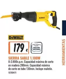 Oferta de Dewalt - Sierra Sable por 179€ en Obramat