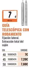 Oferta de Telescópica Con Rodamiento por 7€ en Obramat