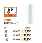 Oferta de Tubo por 8,45€ en Obramat