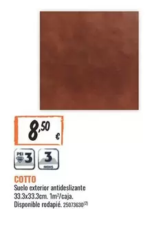 Oferta de Suelo Exterior Antideslizante por 8,5€ en Obramat
