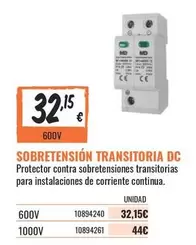 Oferta de Sobretension Transitoria Dc por 32,15€ en Obramat