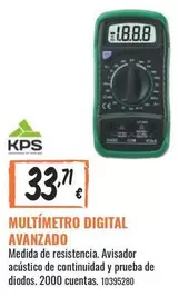 Oferta de Multimetro Digital Avanzado por 33,71€ en Obramat